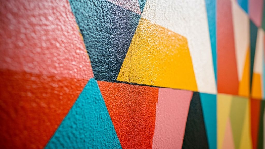 Couleurs audacieuses pour un espace de vie moderne et dynamique