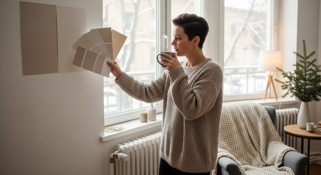 Comment Choisir la Bonne Teinte de Peinture pour Réchauffer votre Maison en Hiver