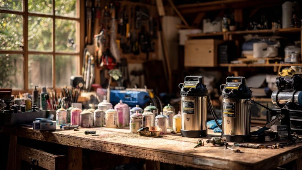 Les nouveaux compresseurs silencieux pour peinture sans pulvérisation excessive