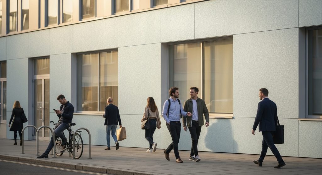 Revêtements photocatalytiques utilisant la lumière pour décomposer les polluants atmosphériques.
