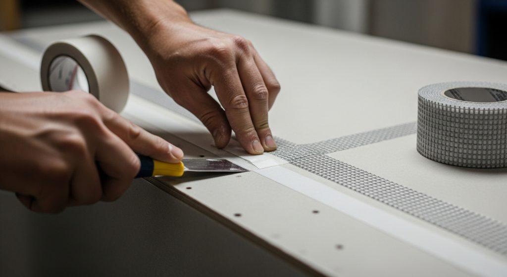 Bande papier ou bande à joint autocollante : laquelle privilégier pour le placo