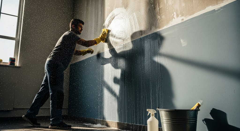 Est-ce nécessaire de laver un mur avant de le peindre?