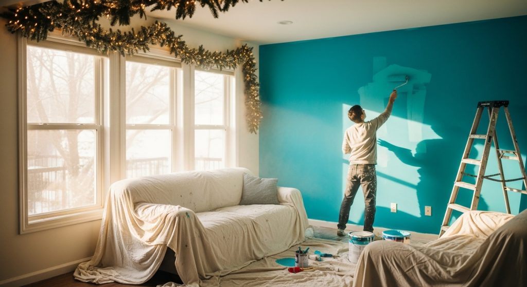 Pourquoi Tout le Monde Repeint Son Salon AVANT les Fêtes (et Vous Devriez Aussi)