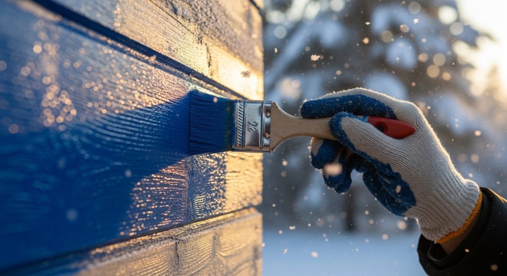 Peinture en hiver : impact sur le rendu final et la durabilité