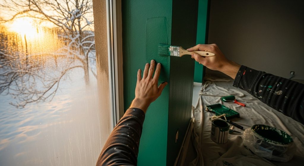 Peinture intérieure en hiver : avantages et contraintes méconnus