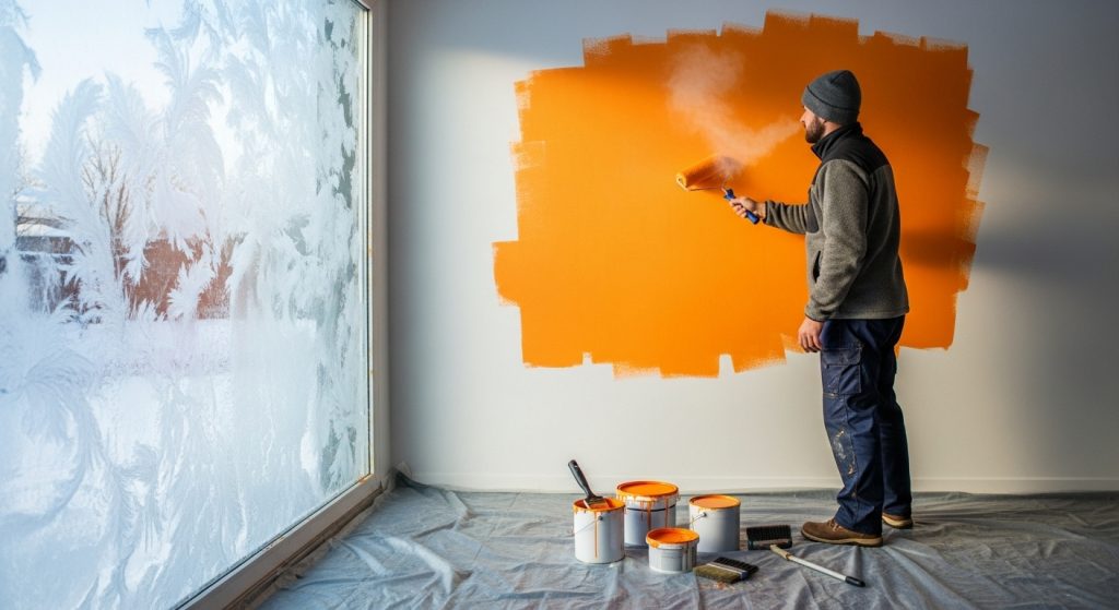 Travaux de peinture en hiver : est-ce vraiment une bonne idée ?